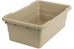 ULTRASOURCE Food Approved Bus Totes/Meat Lug (6 Pack, Tan)