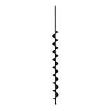 Metal Earth Auger/Ground Auger Drill Bit 24" Long 1.75" Wide Helix, 8 mm Diameter Non-Slip Hex Shank, Rust-Proof Rapid Planter, Bulb Plant Auger, Umbrella Post Hole Digger