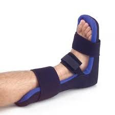 Ultra Light Adjustable Night Splint Dorsal with Soft Washable Towelling and Foot Wedge (6-8)