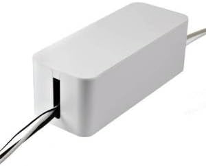 Hideaway Cable Box Cable Management Storage Safety Organiser Tidy Wire Solution - White