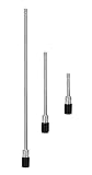 Katzco 3 Piece Quick Change Chuck Drill Holder XL Extension Set - Hex Shank 3, 6, and 12 Inch Powerful Spring Hold