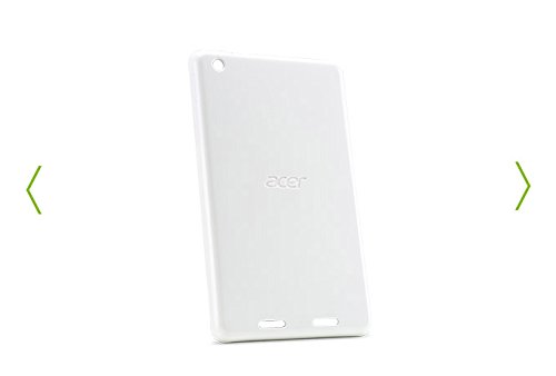 Acer Iconia One 7 B1-73x Compatible Ultra Slim White Bumper Case [Acer Original Case]