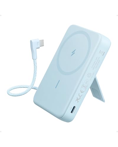 Anker Zolo magnetische Powerbank, 10000mAh 30W Max, integrierte Kabel