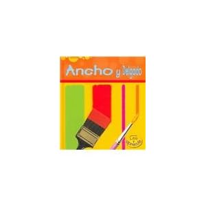 Ancho y Delgado (Tamaños) (Spanish Edition)