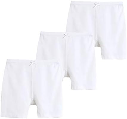Girls' Dance Shorts Safety Bike Shorts 4 Colors Pack for 3-10 Years