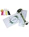 Facial Massage Jade Roller 100% Natural Handmade Premium Stone Anti Wrinkle Slimming Skin Care Tool For Women and Men By Flying Bug + Headband