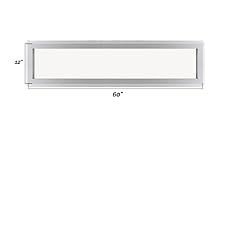 Double Pane 60" x 12" Transom Window Double Pane