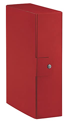 Esselte Eurobox Box File for the Long-Term Storage of documents, A4, 10cm Spine Dorso 10 cm red