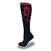 MOXY Socks Black and Red Molon Labe Spartan Performance Knee-High Socks