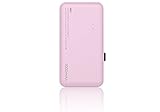 Portable Battery 9000mAh WST Power Bank (2.1A Output, Li-polymer Battery) Mobile Battery Portable Charger for iPhones, Androids, Smartphones Tablets & More（Pink）