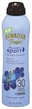 Hawaiian Tropic Island Sport Sunscreen, Clear Spray, 30 UVB/SPF with UVA, 6 oz.