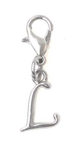 It's All About...You! Letter Initial Stainless Steel Clasp Clip on Charm Letter L 73L