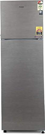 Haier 275 L 3 Star ( 2019 ) Frost-Free Double Door Refrigerator (HEF-26TDS, Brushline Silver/Dazzel Steel , Convertible)