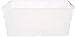 STERILITE 16454W06 16 QT Clear Storage Box Banded Together (2 Pack), Plain