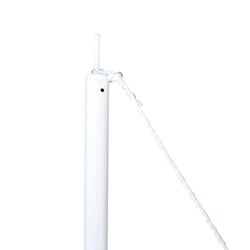Outsunny Sun Sail Shade Canopy Adjustable Installation Pole/Pipe Kit