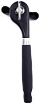 Safe Cut Can Opener - Senfhome Classic Safety Kitchen Smooth Edge Cut Manual Jar Can Opener. Safety Feature Prevents Sharp Edges and Cuts.Side Cutting Can Opener with Anti Slip Handle (Black)