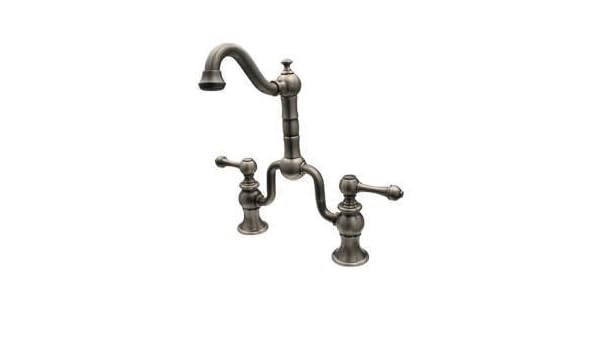 Whitehaus Whttslv3 9772 P Pewter Twisthaus Double Handle