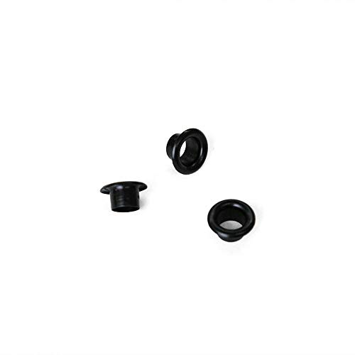 500 Pieces of WILLA Shiny Black Plated 8mm Eyelets