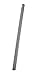 Organized Living freedomRail Upright for freedomRail Closet System, 78-inch - Nickel