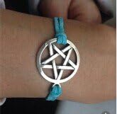 Pagan and Wiccan Bracelet, Dean Winchester, Supernatural, Pentagram, Pentacle, Star, Gift for Her, Gift for Him, Friendship, Bridesmaid Gift