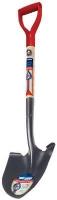 True Temper 1564400 Round Point True American™ D Shaped Wood Handle Shovel