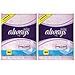 Always Thin Dailies Wrapped Liners, Unscented, 162Count (2 Pack)