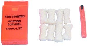 Spark-Lite Aviation/Military Firestarter 25 Pack