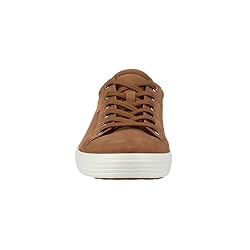 ECCO Men's Soft 7 Sneaker, Camel Nubuck/Lion, 6-6.5