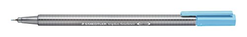 Staedtler Triplus Fineliner Marker Pen - 0.3 mm - Aqua Blue