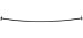 Expanse Curved Shower Rod - Transitional