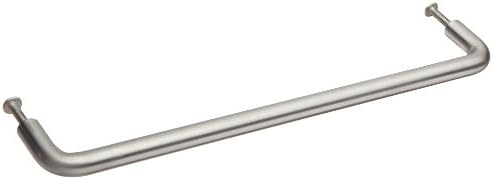 Sugatsune SWF 650 Stainless Steel Wire Pull Handle, Satin Finish, Threaded Holes, Round Grip, 5" Center To Center, 1-3/8" Projection (Pack of 2)