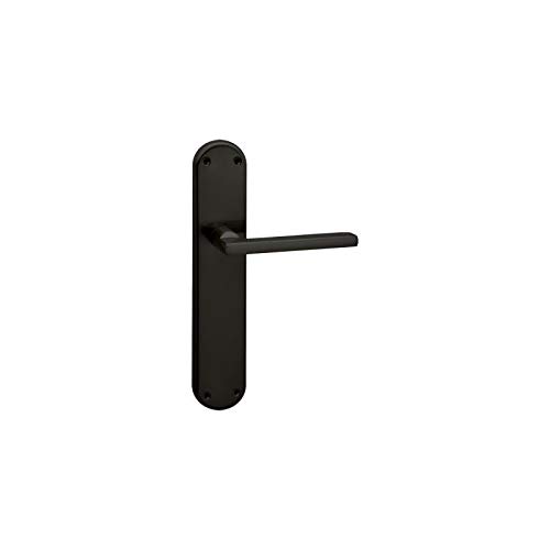 HANDLE SET WITH PLATE 200 BLACK