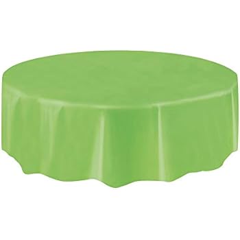 tablecloth diameter plastic round lime