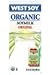 Hain Celestial Westsoy Organic Original Soy Milk, 32 Ounce -- 12 per case.
