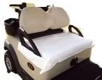 Nif Tee Seat Golf Cart Bench Seat Cover, Made of Soft 100% Cotton Washable Velour Terry Cloth, Fits All Standard Electric Golf Carts, Keeps Golfers Comfortable on The Greens Year Around, NTS
