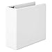 Wilson Jones 4 Inch 3 Ring Binder, Basic D-Ring View Binder, White (W386-54WA)