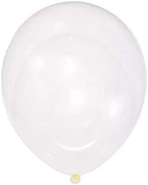 100Pcs 12Inch Clear Transparent Ball Birthday Wedding Party Balloon Decoration Supplies Latex Helium