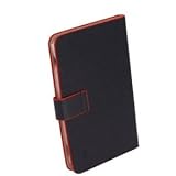 NEW 7-inch RED Trim Leather Case_Android Tablet PC_MID/NOVO7/ePad/Superpad