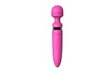Shibari Deluxe MEGA 28x, Wireless, Waterproof, Large Sized Power Wand Massager (Pink)