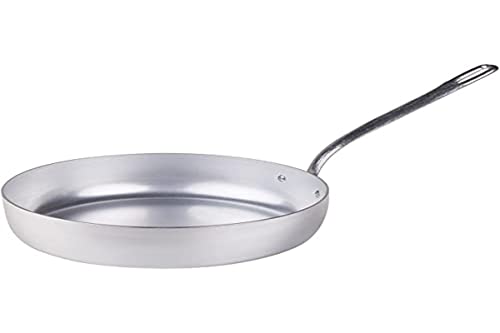 Pentole Agnelli Family Cooking Aluminium Frying Pan With Cast Aluminium Handle, Diameter 34 Cm.