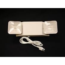 Lightworld 2-head Emergency Light with 6' Cord/plug, 90 Minute Battery Backup