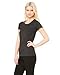 Ladies' Triblend Short-Sleeve Deep V-Neck T-Shirt L CHAR-BLACK TRIB