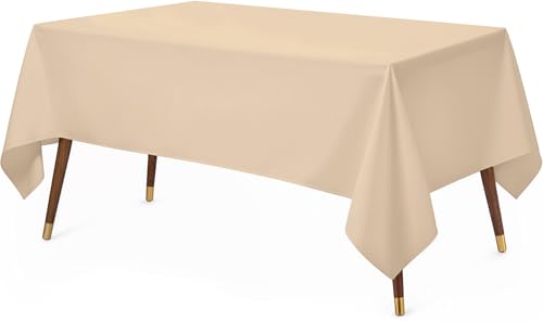 Polyester Table Cover Beige 60x102 Inches