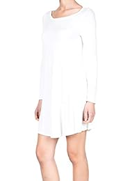 iliad USA - Vestido de manga larga para mujer