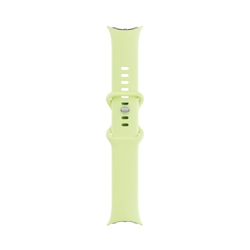 Google Pixel Watch Active Band - Compatible with the Pixel Watch and 2, and 3 and 4 41mm - Lemongrass, Large (Made by Google)