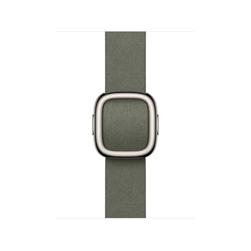 Apple Watch Band - Modernes Lederarmband - 42 mm - Silbergrau - Large
