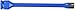 Steelman 1/2-Inch Drive 80 ft-lb Torque Extension for Impact Wrench, 8-inch Extension, Corrosion-Resistant Powder-Coated Steel, Blue