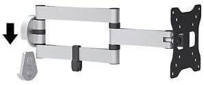 Articulating Tilt Swivel Arm LCD LED Monitor TV Wall Mount 19 20 21 22 23 24 27
