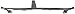 CPP Front, Upper Bumper Reinforcement for 2008-2015 Mitsubishi Lancer MI1006153