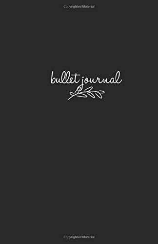 Bullet Journal: Black Notebook Dotted Grid, 5,5"x 8,5", Dot Grid Journal, Design Book, Planner, Dotted Notebook, Work Book, Sketch Book, Math Book, ... (Dot paper): Volume 1 (Dot Grid Notebook) Paperback – 1 Sept. 2017